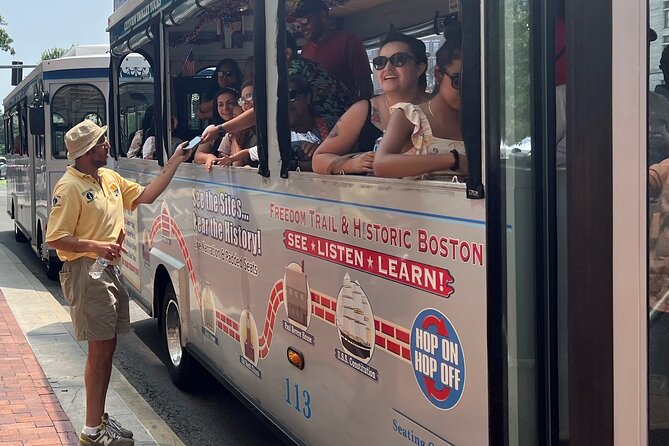 1 or 2 Day HOP-ON & HOP-OFF Narrated Trolley Tour of Boston - The guides are a major part of the experience