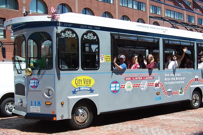 1 or 2 Day HOP-ON & HOP-OFF Narrated Trolley Tour of Boston - Start at Atlantic Avenue near Quincy Market