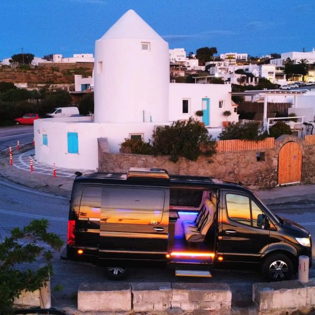 4 hours Private Mykonos Island tour by Luxury Minibus - Seeing Mykonos beyond the beach clubs