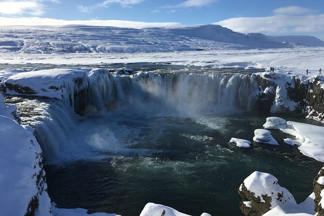 4x4 MiniBus Tour Lake Myvatn, Dettifoss,Selfoss, Godafoss and Nature Baths - Dimmuborgir puts you inside the lava field