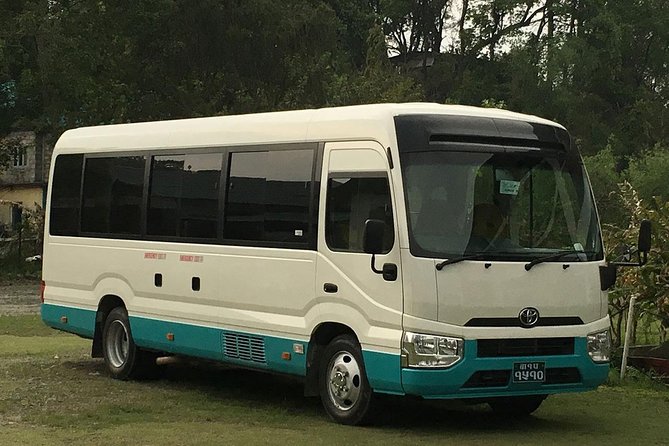 Ac Toyota Coaster Deluxe Coach Kathmandu to Pokhara - Your first transfer, from hotel door to coach