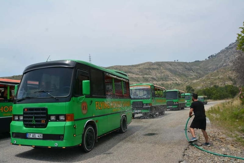 Alany: Mix Tour Cabrio Bus Safari, Boat Tour with Lunch - The guide and the pace of the day