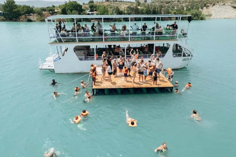 Alany: Mix Tour Cabrio Bus Safari, Boat Tour with Lunch - Side: two hours that may be guided or free
