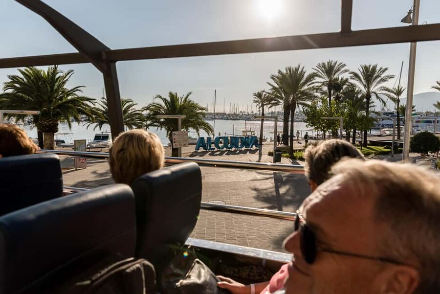 Alcudia: ALCUDIA City TOUR Open Top Bus, open-top bus tour - Pollensa Bay and the Formentor view