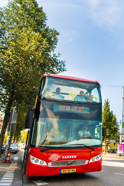 Amsterdam: Combo Rijksmuseum & Hop-On Hop-Off Bus - Begin at Museumplein with the Rijksmuseum