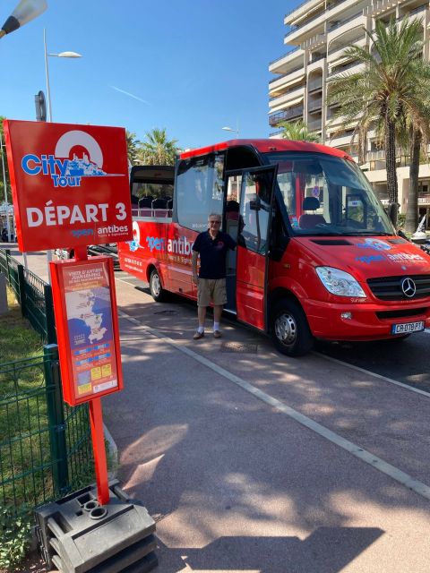 Antibes: 1 or 2-Day Hop-on Hop-off Sightseeing Bus Tour - Baie de la Garoupe and the Cap d’Antibes coast