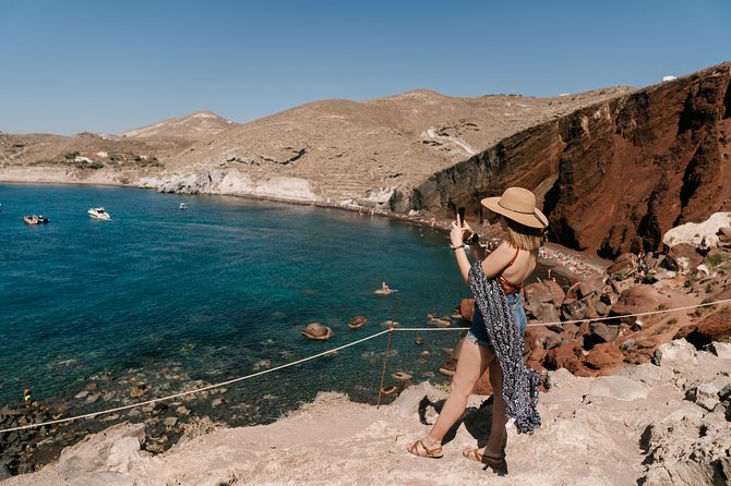 Archaeological Bus Tour To Akrotiri Excavations & Red Beach - Megalochori, a village with a second chance