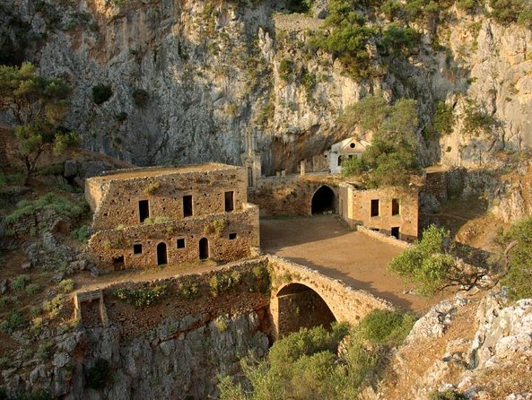 Archaeological Bus Tour To Akrotiri Excavations & Red Beach - Prophet Elias and the high views