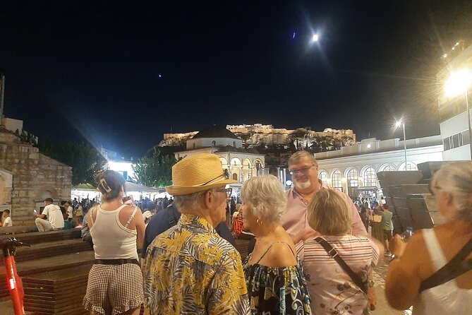 Athens City Night Tour with Open-Top Bus - The Stadium, Academy, and National Library