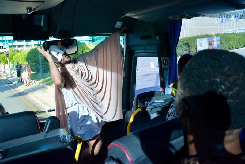 Athens: Immersive Theatre Bus Tour & Ancient History - A moving stage through central Athens