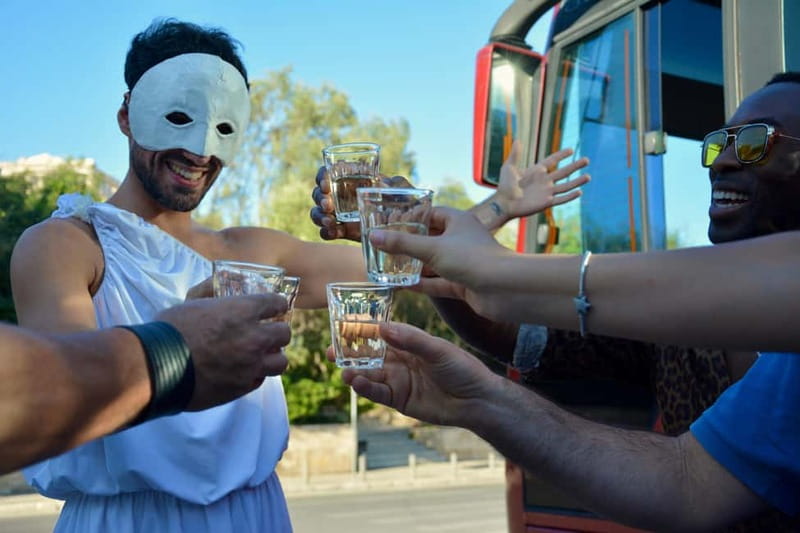 Athens: Immersive Theatre Bus Tour & Ancient History - Acropolis and Parthenon: the grand opening view