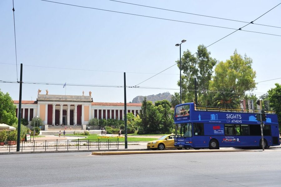 Athens, Piraeus, and Coastline: Blue Hop-On Hop-Off Bus - Yellow Line: from the Planetarium to Glyfada