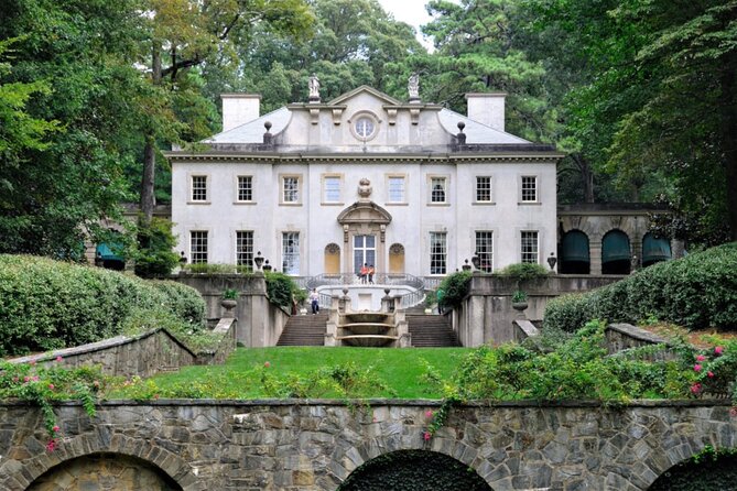 Atlanta Sightseeing Bus Tour - Seeing Buckhead and the Swan House from the coach