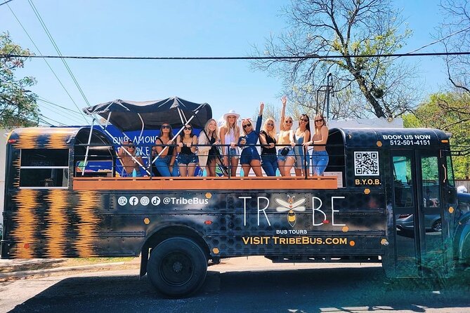 Austin Murals & Mimosas Roofless Party Bus Tour - What the Austin party bus experience is really about