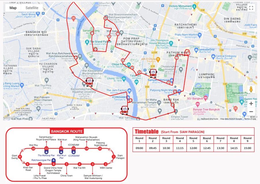 Bangkok: City Sightseeing Hop-On Hop-Off Bus Tour - Red Line: central Pattaya, temples, and evening entertainment