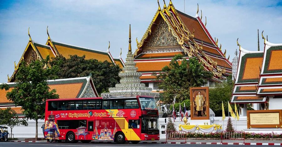 Bangkok: City Sightseeing Hop-On Hop-Off Bus Tour - How the two routes fit together