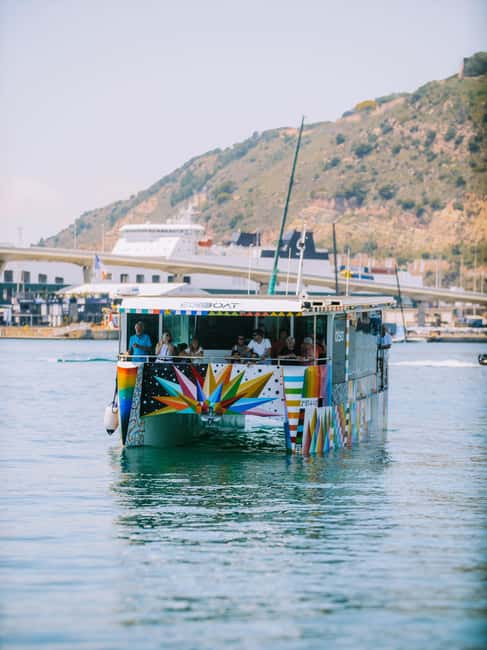 Barcelona: Bus Nàutic with tapas tasting - The Bus Nàutic ride between the two Moll