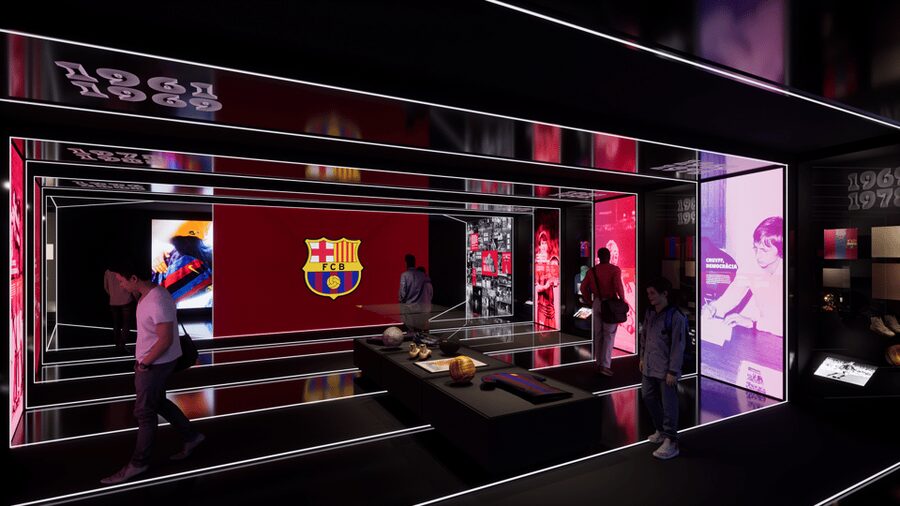 Barcelona Hop-On Hop-Off Bus and FC Barcelona Immersive Tour - What you see inside the FC Barcelona Museum