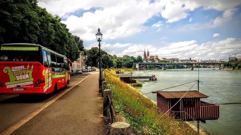 Basel: Sightseeing Bus Tour with Audio Guide - St. Johanns-Tor and Basel’s northern edge