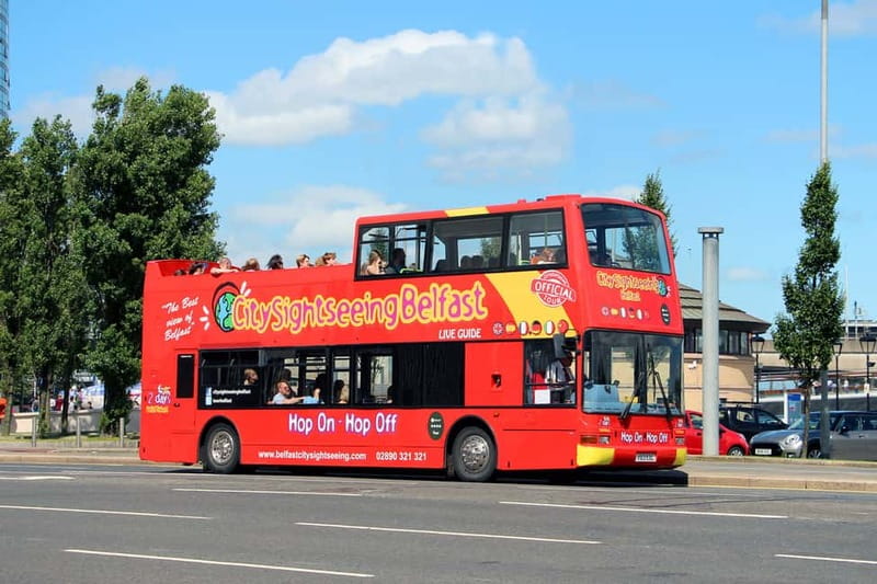 Belfast: Giant's Causeway Tour and 2-Day Open Top-Bus Tour - Belfast’s open-top bus fills in the city