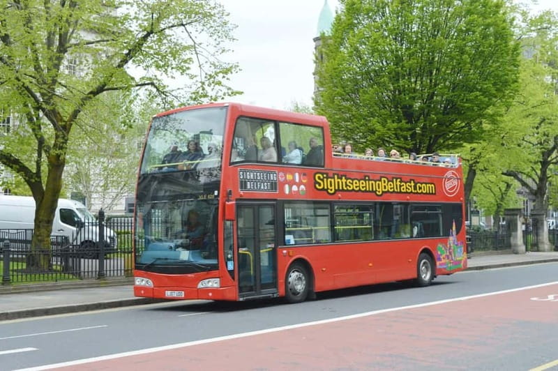 Belfast: Hop-On Hop-Off Belfast Open Top Bus Tour - Big Fish and Belfast’s central waterfront