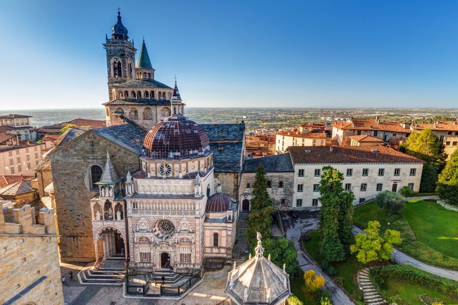 Bergamo: City Highlights Minibus or Train - The funicular ticket and the view from above