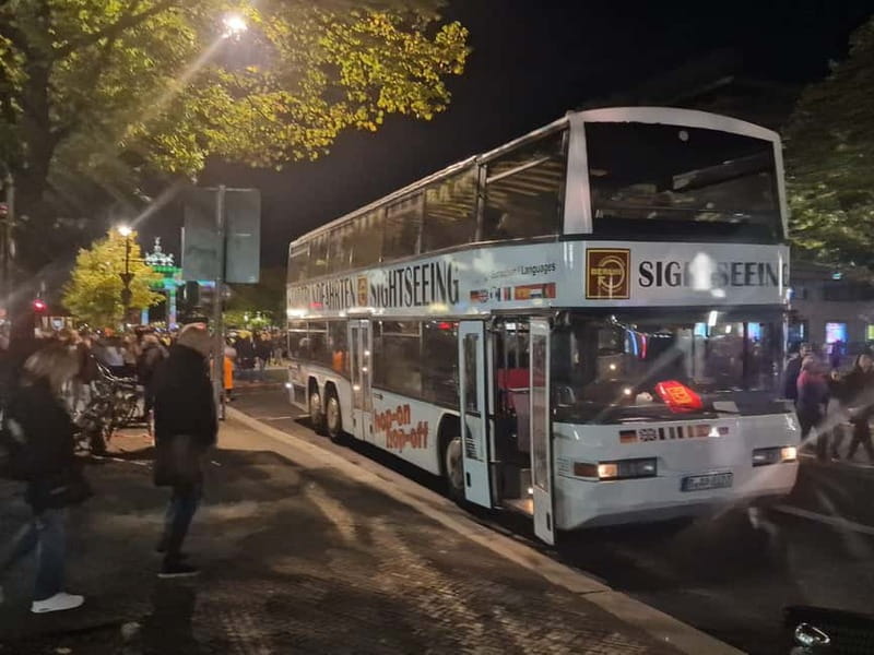 Berlin: Bus Tour by Night with Live Commentary - Beginning at Kurfürstendamm and the Kaiser Wilhelm Memorial Church