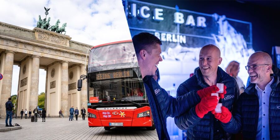 Berlin: Hop-On Hop-Off Bus and Icebar Ticket Combo - Start at Kurfürstendamm and get your Berlin bearings
