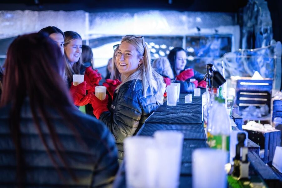 Berlin: Hop-On Hop-Off Bus and Icebar Ticket Combo - Potsdamer Platz shows a newer side of Berlin