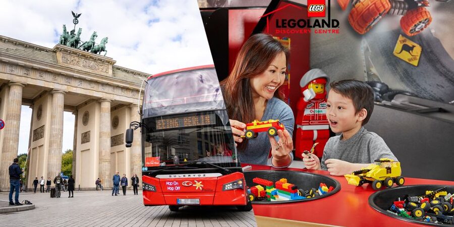 Berlin: Hop-On Hop-Off Bus & LEGOLAND Discovery Centre - Two Berlin days in one family-friendly package