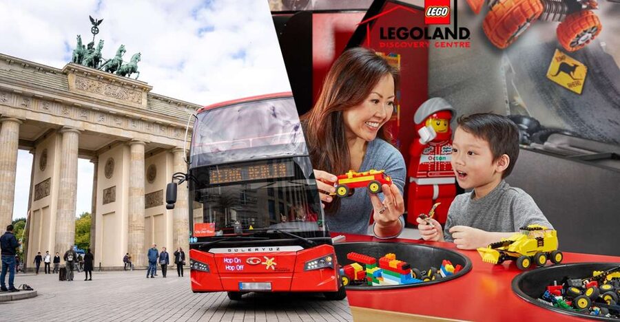 Berlin: Hop-On Hop-Off Bus & LEGOLAND Discovery Centre - Start with the 2.5-hour Berlin bus circuit