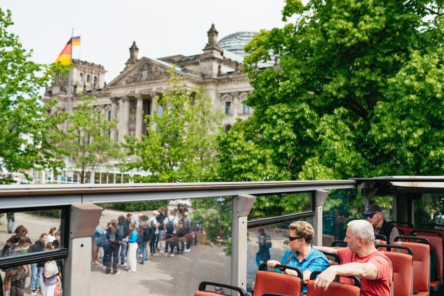 Berlin: Hop-on Hop-off Bus Tour with Live Commentary - Gendarmenmarkt, Alexanderplatz, and the TV Tower