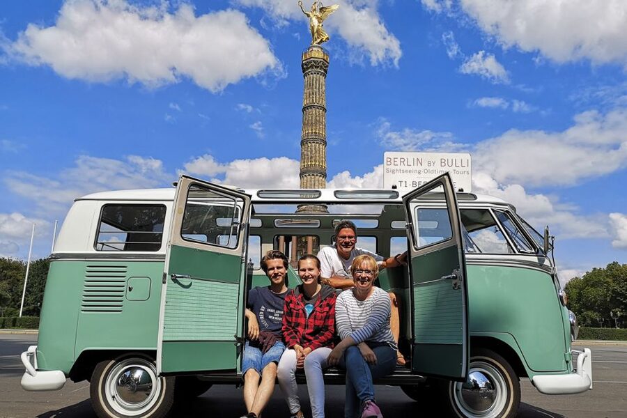Berlin: Sightseeing Tour in Classic Volkswagen T1 Samba Bus - Potsdamer Platz and the physical traces of division