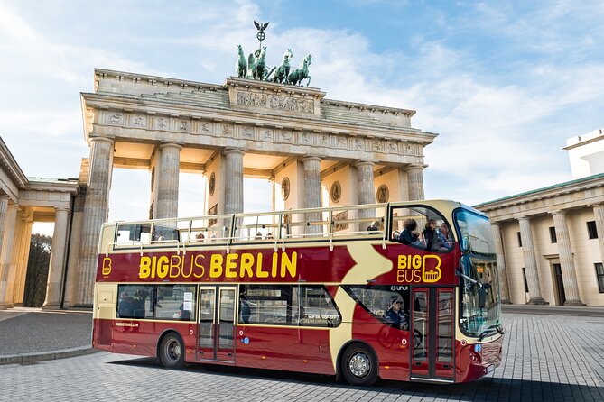 Big Bus Berlin Hop-On Hop-Off Sightseeing Tour & Currywurst - The main route from Alexanderplatz to the Brandenburg Gate