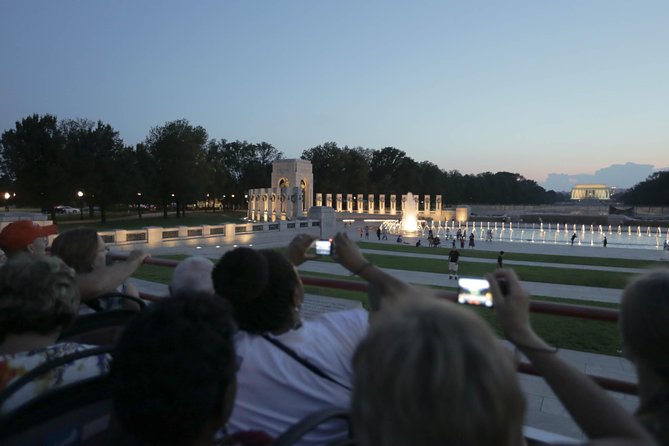 Big Bus DC: Monuments & Memorials Night Tour by Open-top Bus - Iwo Jima and Arlington bring a second side of Washington