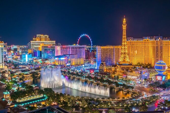 Big Bus Las Vegas: Sightseeing Night Tour by Open-Top Bus - Key points at a glance