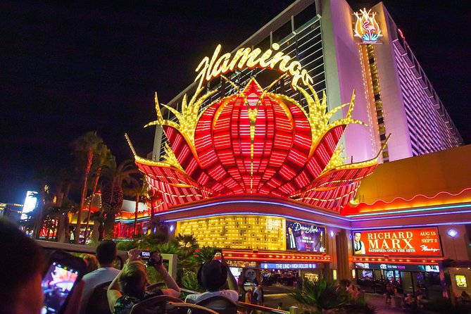 Big Bus Las Vegas: Sightseeing Night Tour by Open-Top Bus - Recorded commentary instead of a live guide