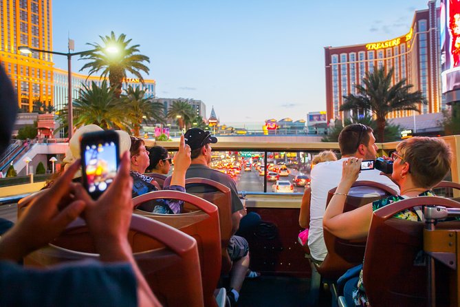 Big Bus Las Vegas: Sightseeing Night Tour by Open-Top Bus - Boarding at Stop #2 near the High Roller