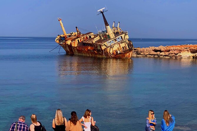 Blue Lagoon and Aphrodite's Baths Guided Day Tour from Paphos - Swimming in the Blue Lagoon