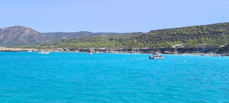 Blue Lagoon Latchi, coach transfer+boat trip, Half day trip - One Hour at Blue Lagoon