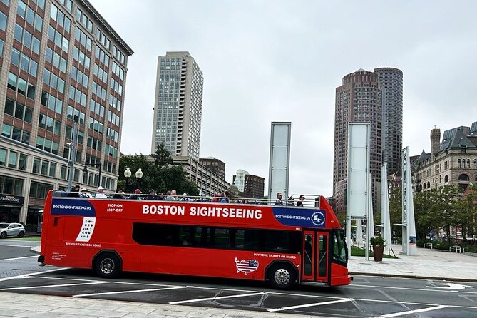 Boston Sightseeing Single Ride Pass With Double Decker Tour Bus - Starting near the New England Aquarium