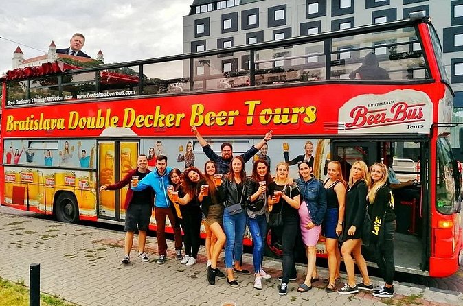 Bratislava Double Decker Beer Tour - Who will enjoy this bus most?