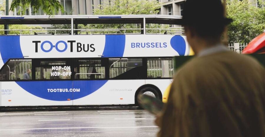 Brussels: Sightseeing Sunset Bus Tour - The route: Ixelles ponds to the Royal Palace