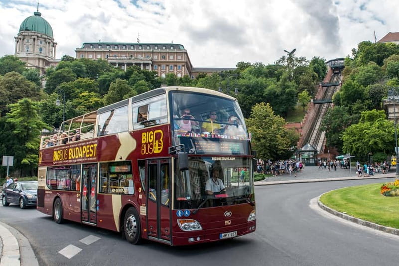 Budapest: Big Bus Hop-On Hop-Off Tour by Open-top Bus - Across the river to Gellért and Buda Castle