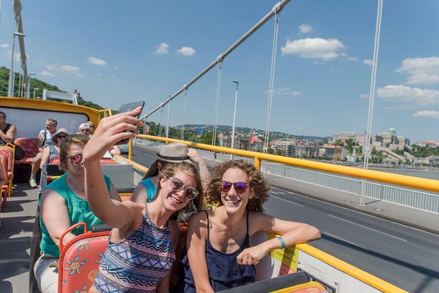 Budapest: City Sightseeing Hop-On Hop-Off Bus Tour & Extras - Getting your bearings from St Stephen’s Basilica