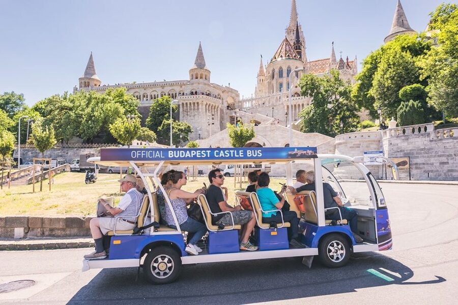Budapest: Official Buda Castle Electric Hop-On Hop-Off Bus - What you see across the five-stop route