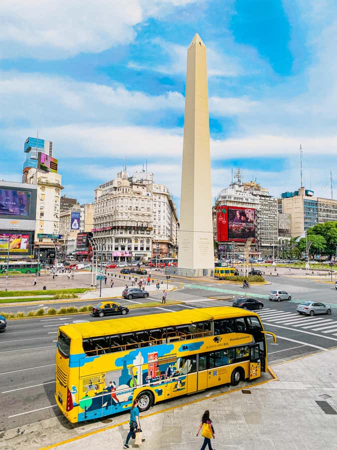 Buenos Aires Hop-On Hop-Off Bus and Exclusive Benefits - Starting at Plaza de Mayo and the Obelisk
