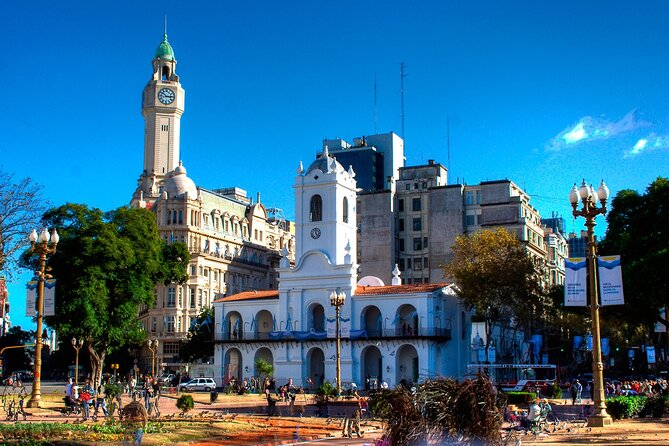 Buenos Aires Hop-On Hop-Off Bus, Free Walking Tours & Discounts - Barrio Chino, polo grounds, and Monumento a los Españoles