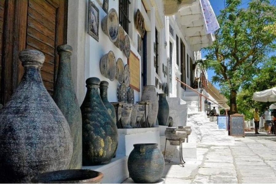 Bus Tour Around the island of Naxos - Apollonas at the north end of the island