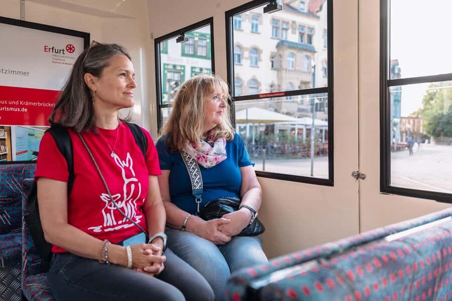 Bus tour through Erfurt's old town - Key points at a glance